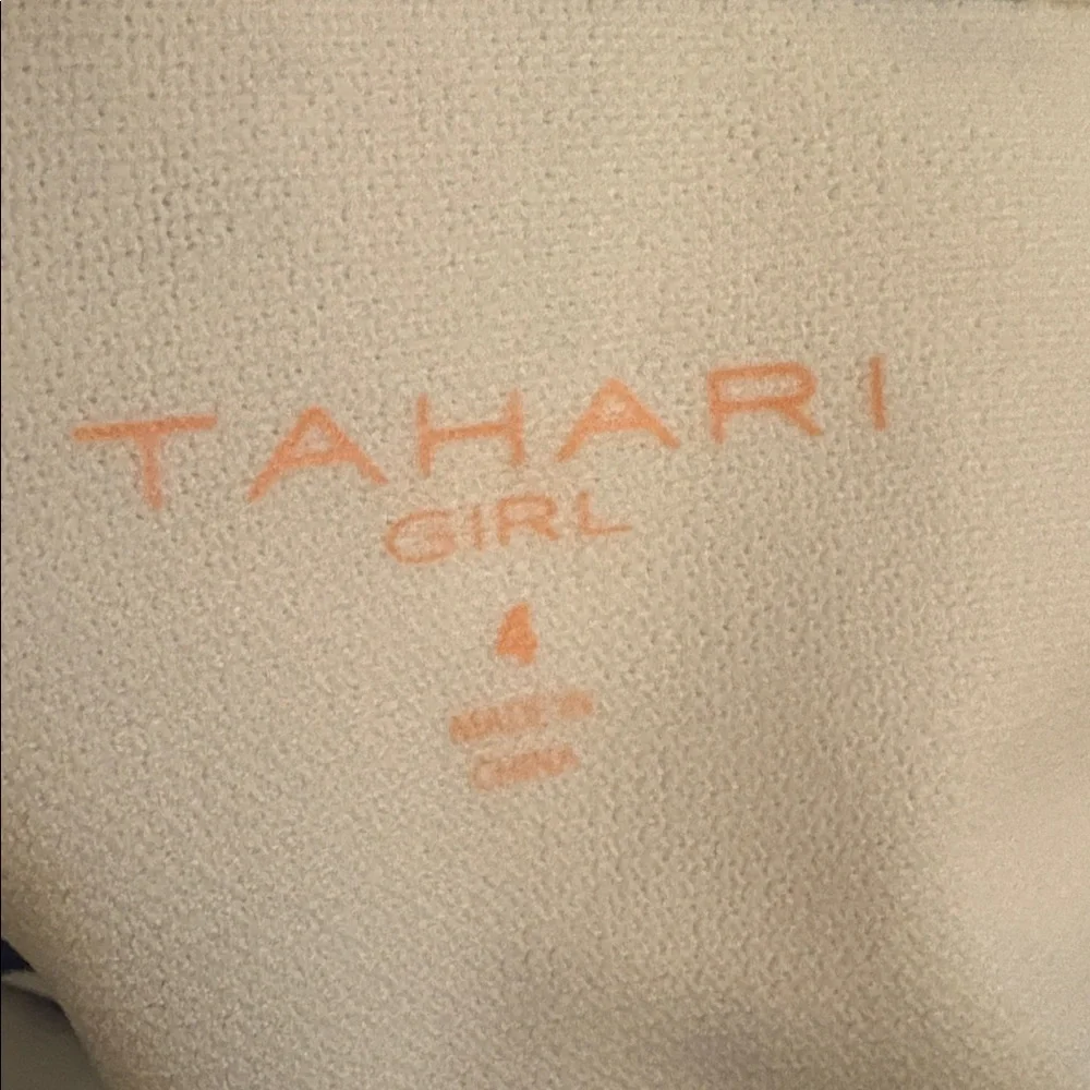 Tahari Girl Blue Swim Shorts and Bikini